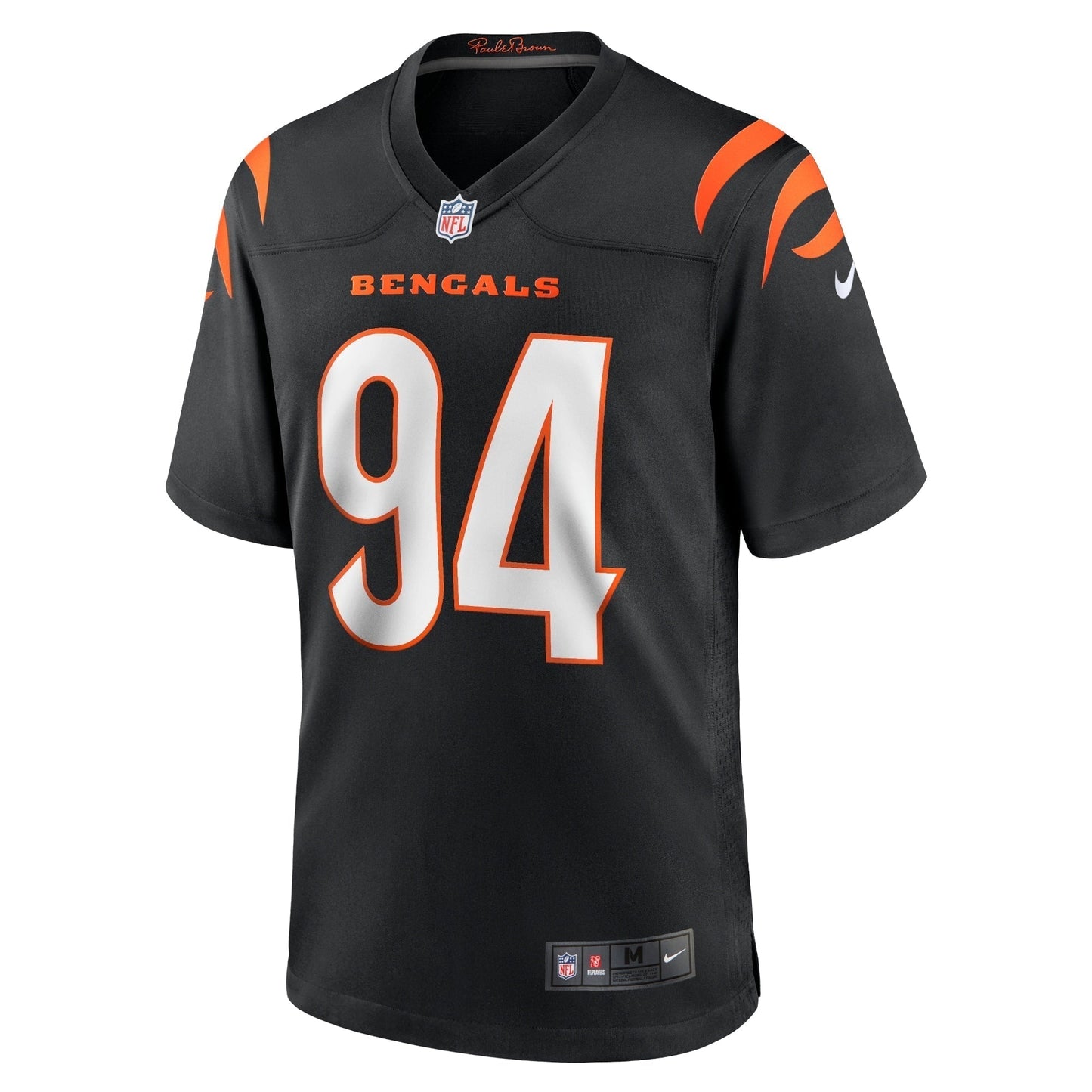 Sam Hubbard Cincinnati Bengals  Game Jersey - Black