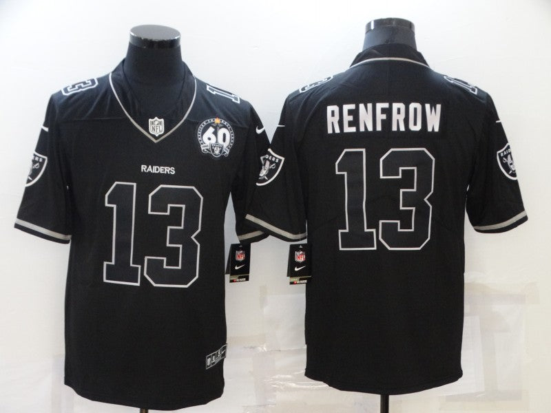 Men's Las Vegas Raiders Hunter Renfrow Black Game Player Jersey