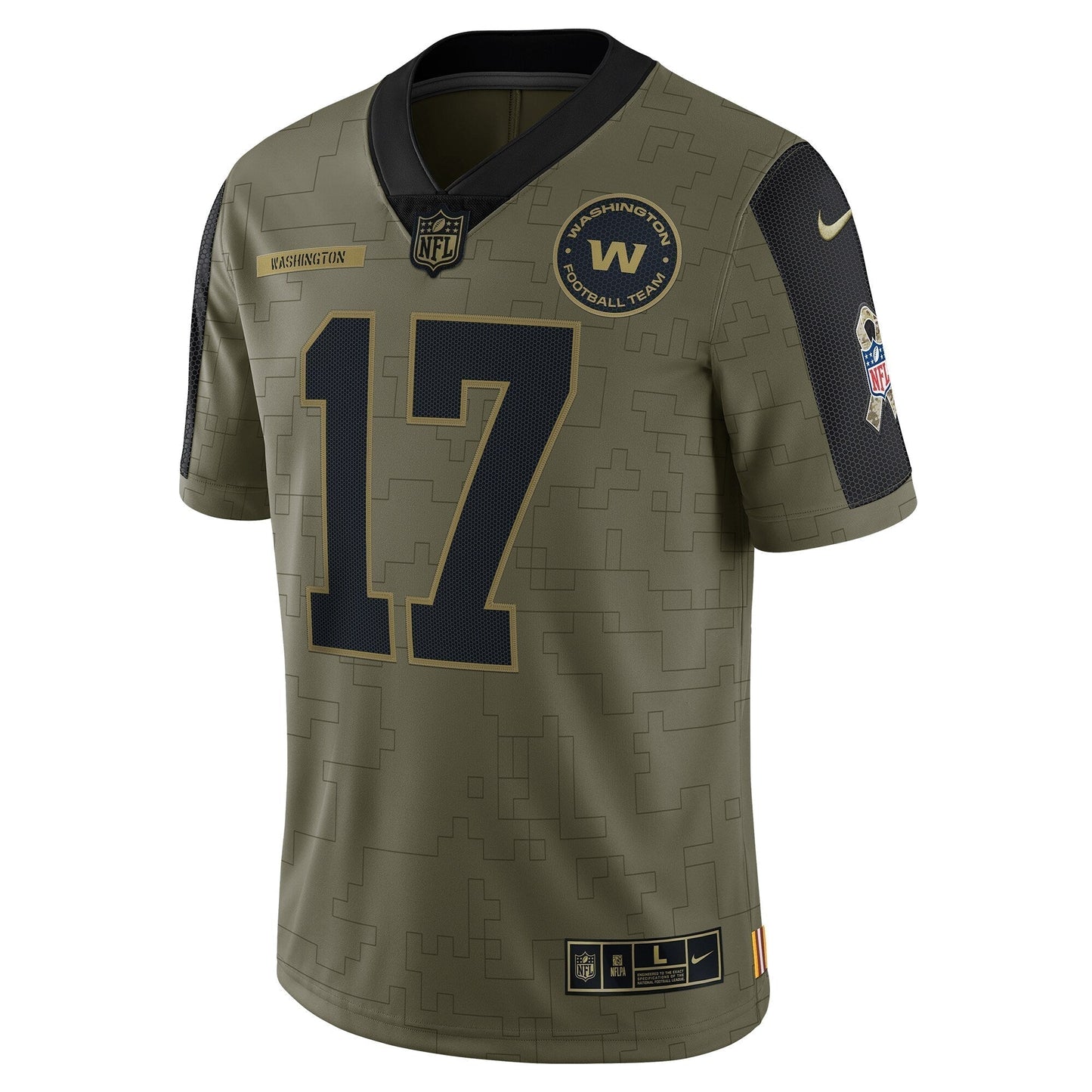Terry McLaurin Washington Football Team  Salute To Service Limited   Jersey - Olive