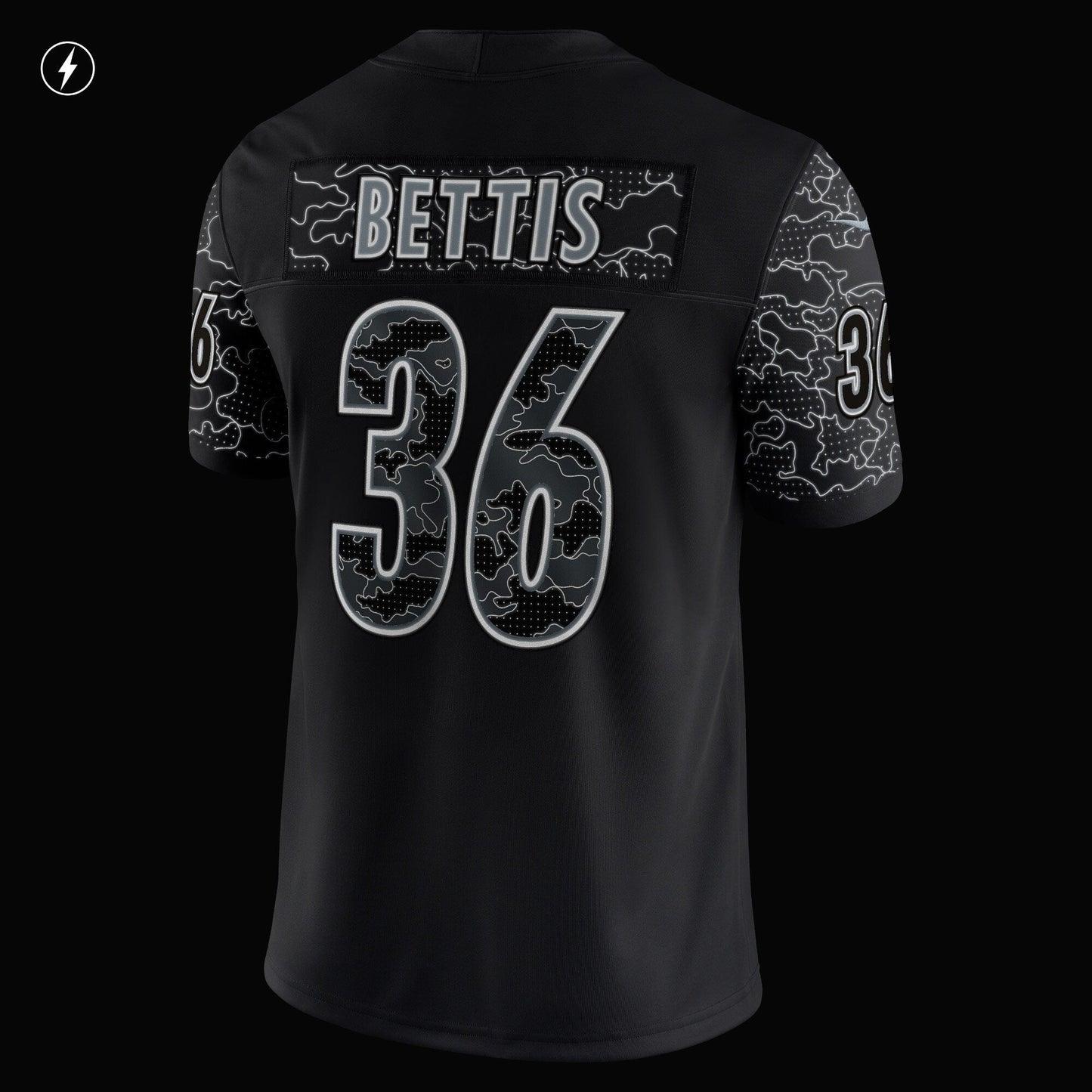Jerome Bettis Pittsburgh Steelers  Retired   RFLCTV Limited Jersey - Black