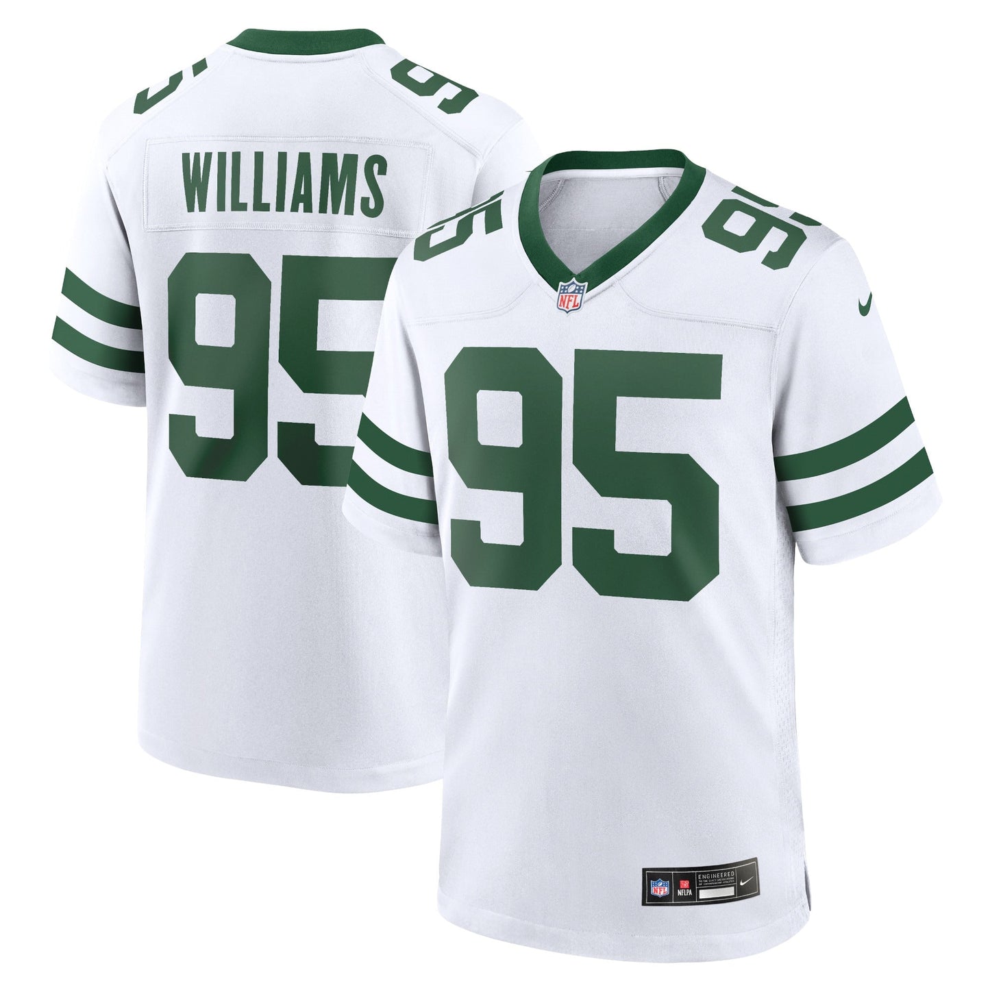 Quinnen Williams New York Jets  Game Jersey - Legacy White