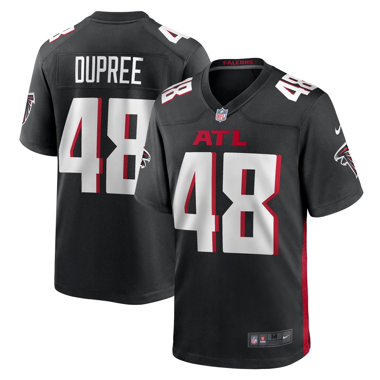 Bud Dupree Atlanta Falcons  Game   Jersey - Black