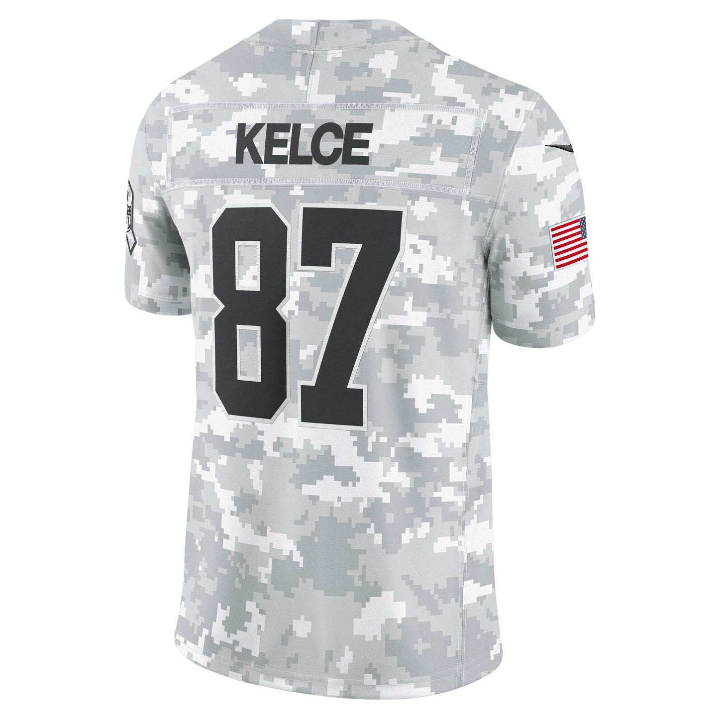 Travis Kelce Kansas City Chiefs  2024 Salute to Service Limited Jersey - Arctic Camo