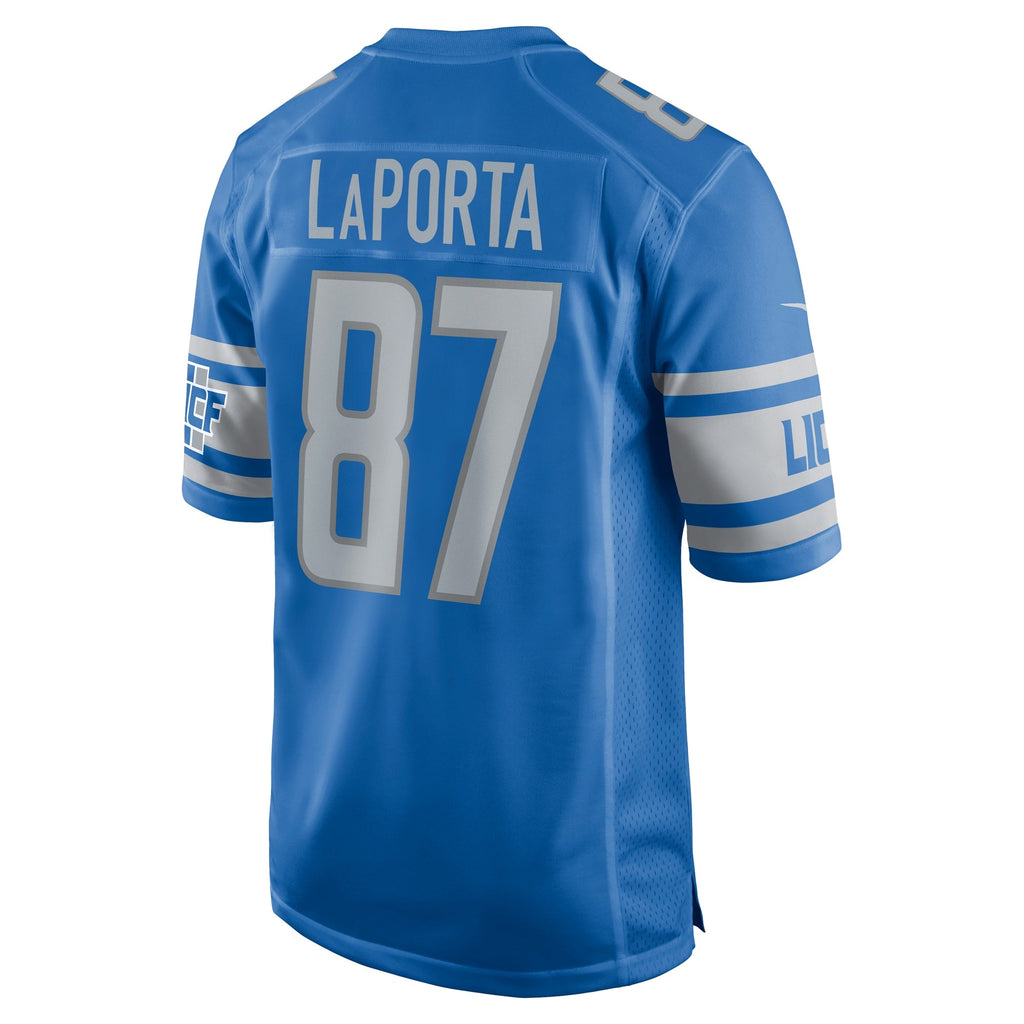 Sam LaPorta Detroit Lions  Team Game Jersey - Blue