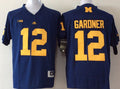 Men's Michigan Wolverines Devin Gardner Navy Alumni Player Game Jersey