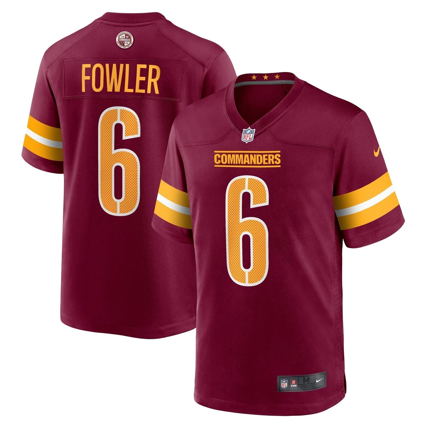 Dante Fowler Jr. Washington Commanders  Game Jersey -  Burgundy
