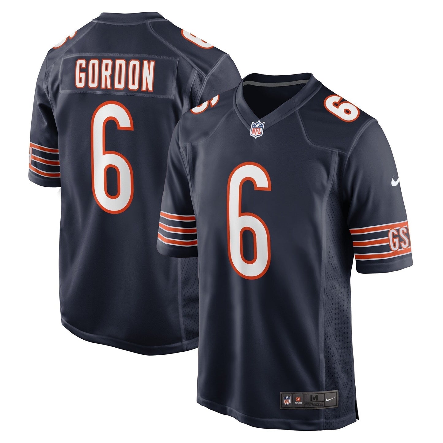 Kyler Gordon Chicago Bears  Game   Jersey - Navy