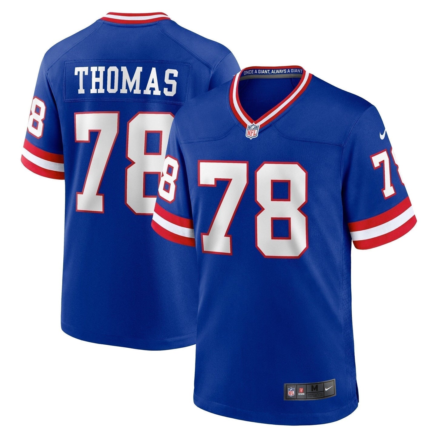 Andrew Thomas New York Giants  Classic   Game Jersey - Royal
