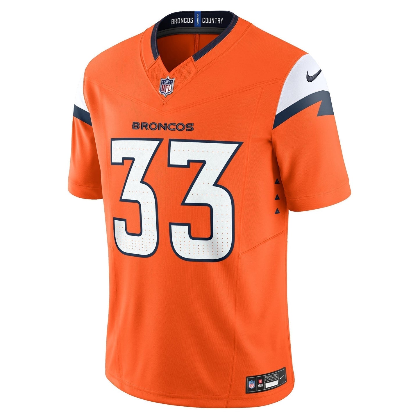 Javonte Williams Denver Broncos  Mile High Collection Vapor F.U.S.E. Limited Jersey - Orange