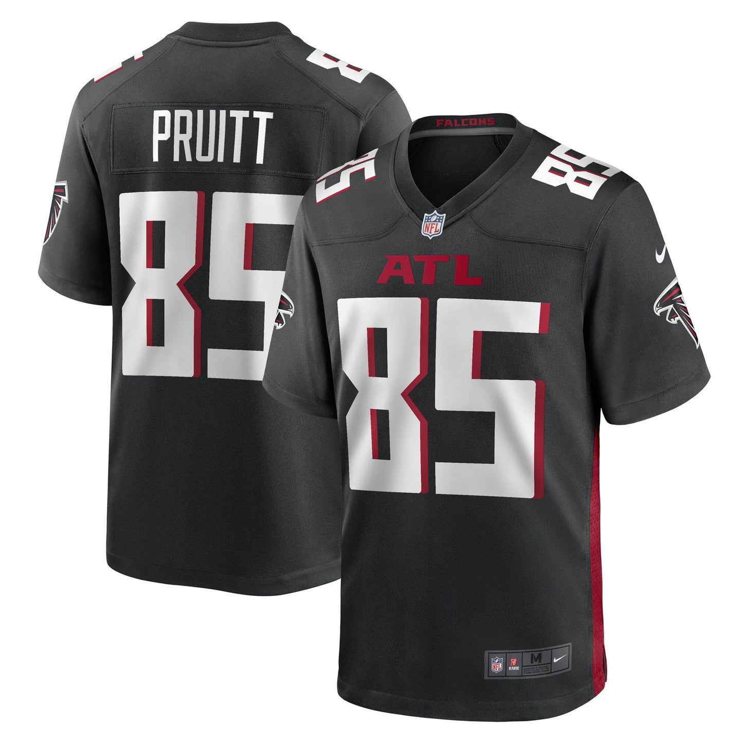 MyCole Pruitt Atlanta Falcons  Game   Jersey - Black