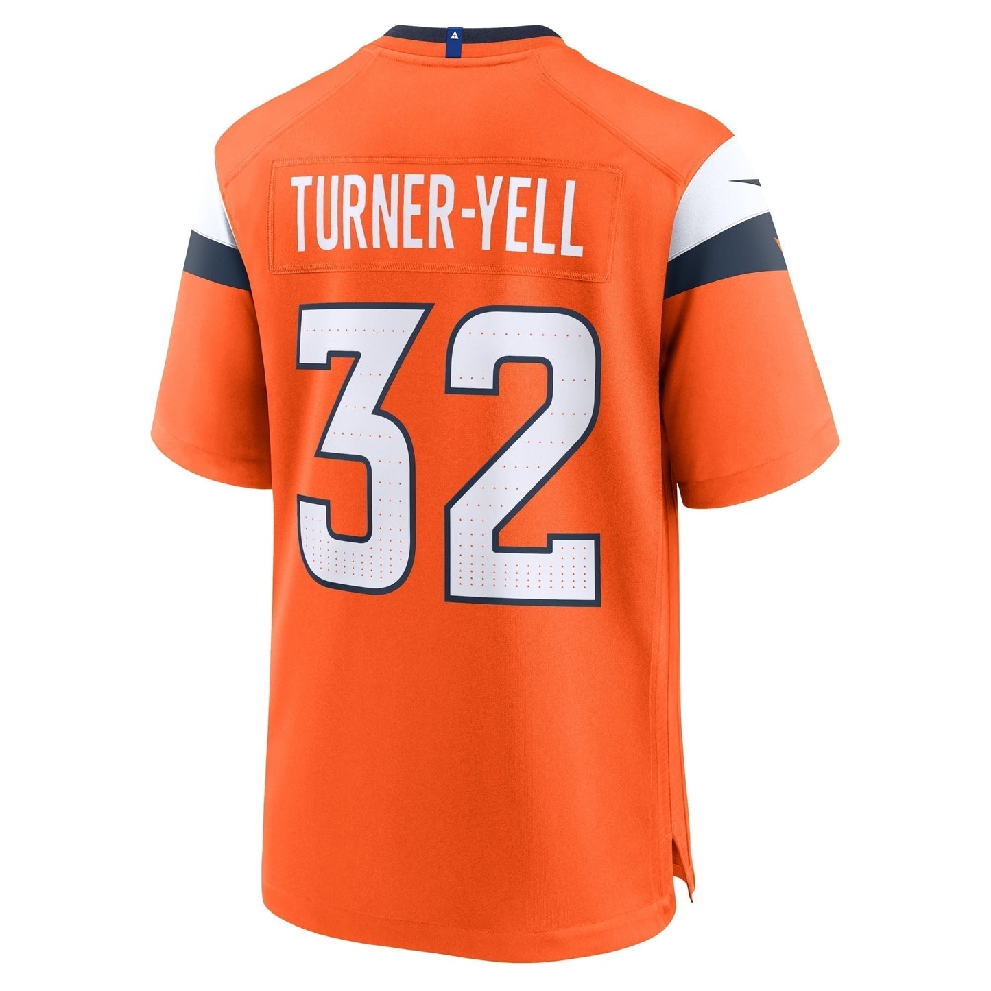 Delarrin Turner-Yell Denver Broncos  Team Game Jersey -  Orange