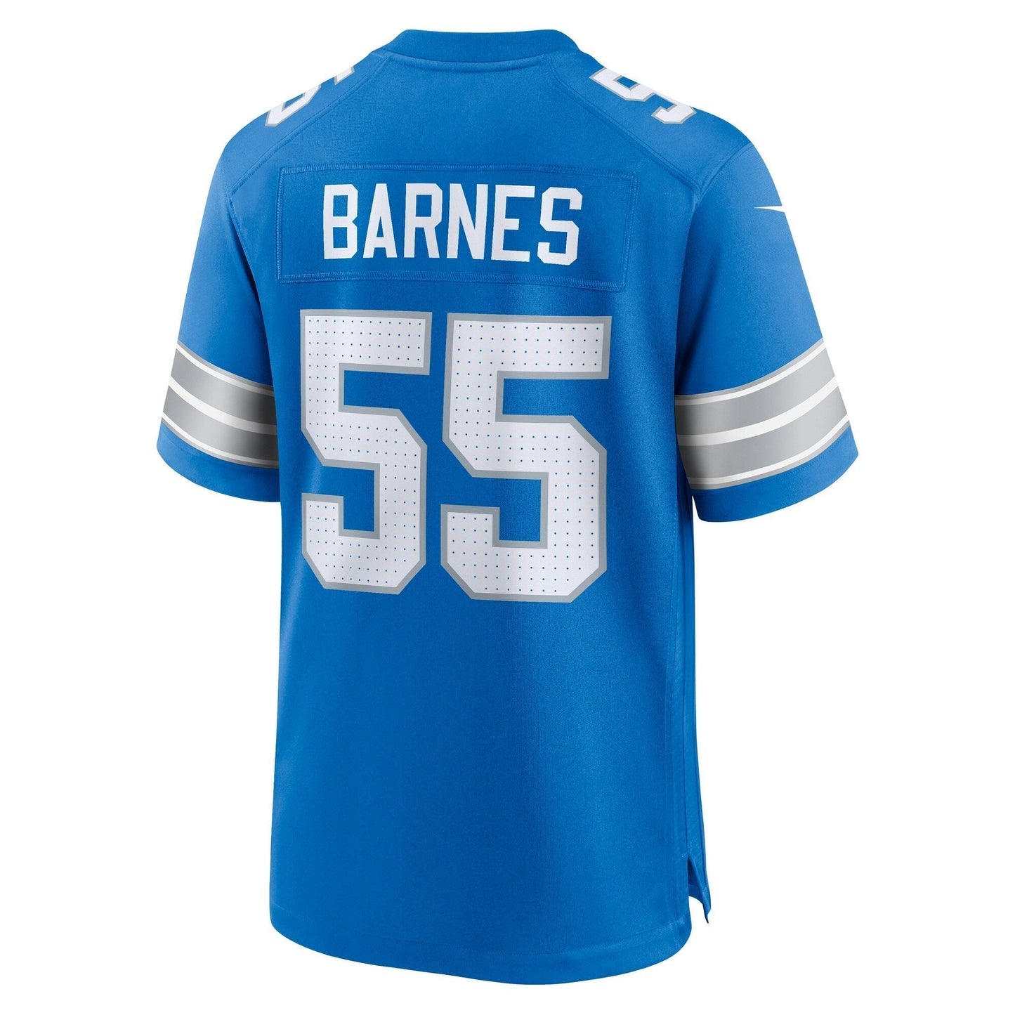 Derrick Barnes Detroit Lions  Team Game Jersey -  Blue
