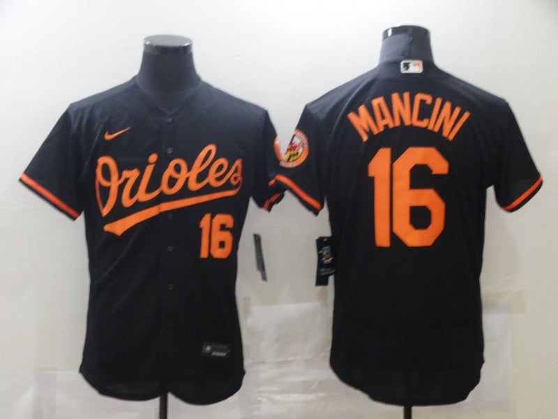 Men's Baltimore Orioles Trey Mancini Black Replica Baseball Jersey