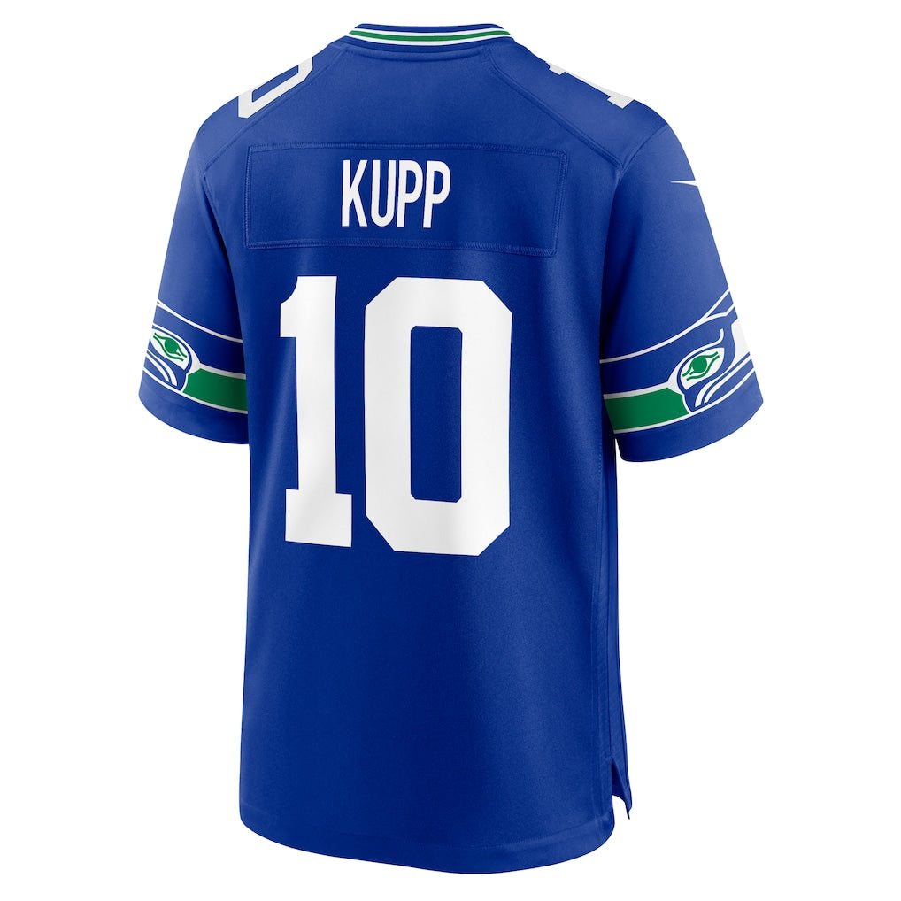 S.Seahawks #10 Cooper Kupp Royal Alternate 50th Season Game Jersey
