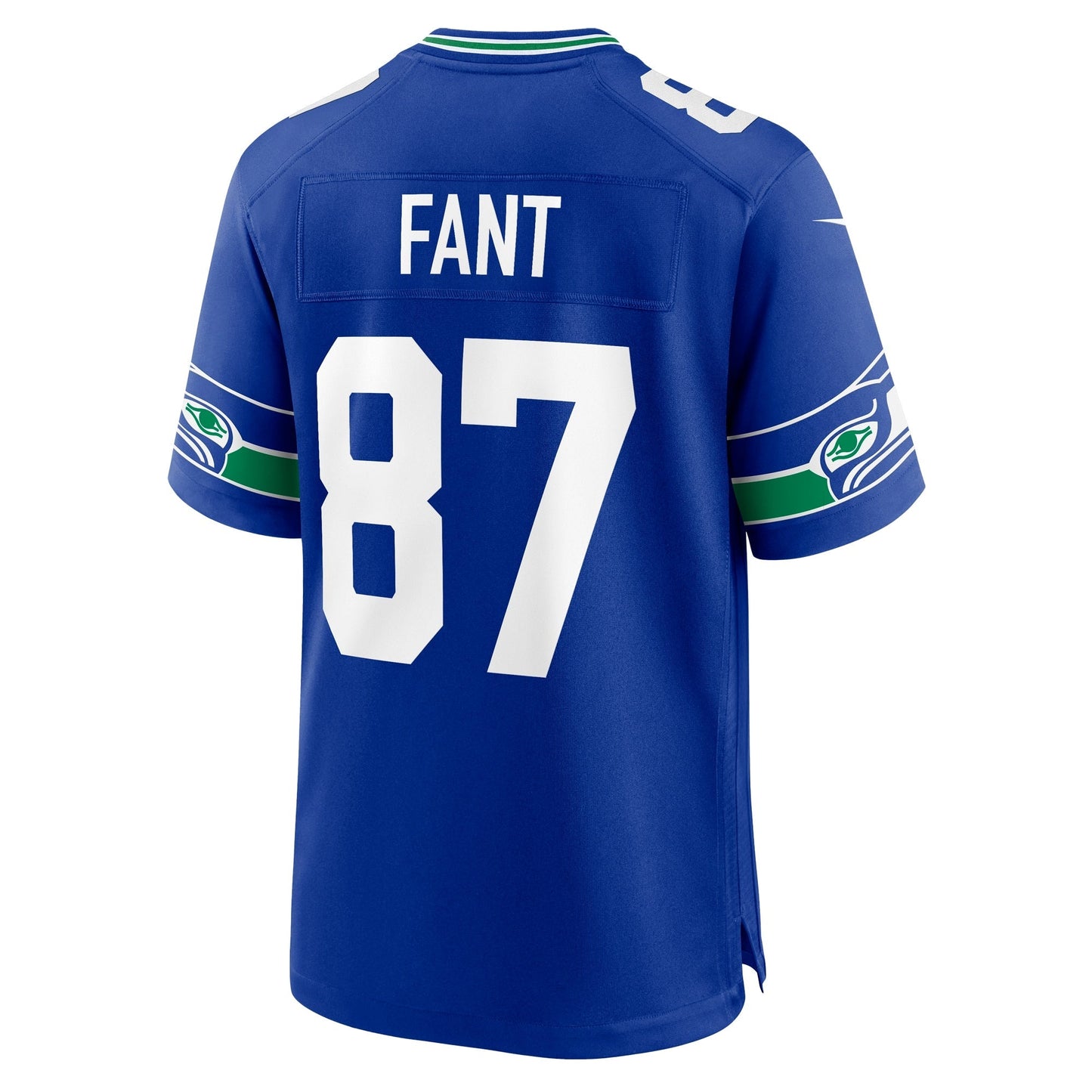 Noah Fant Seattle Seahawks  Throwback   Game Jersey - Royal