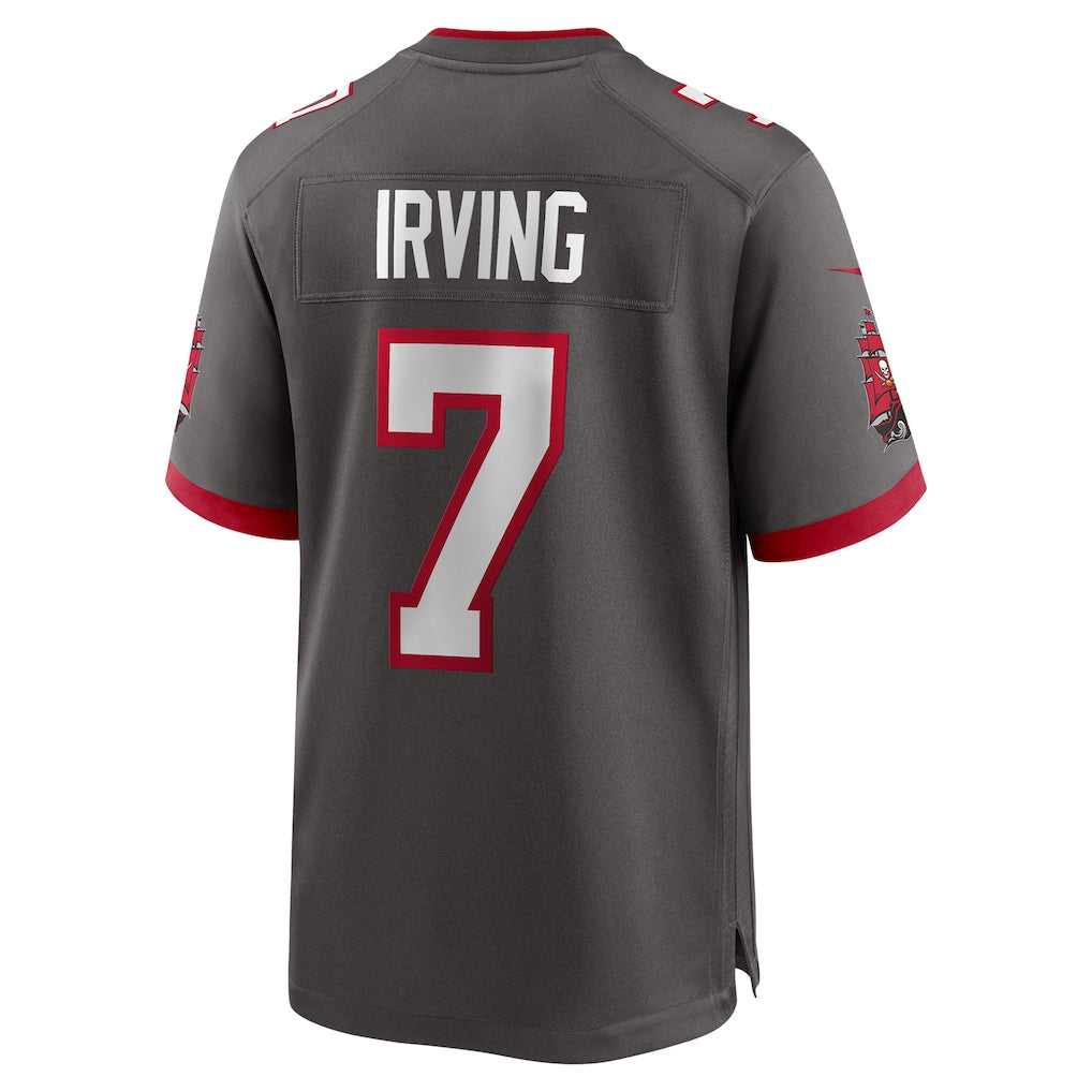TB.Buccaneers #7 Bucky Irving Pewter Alternate GameJersey