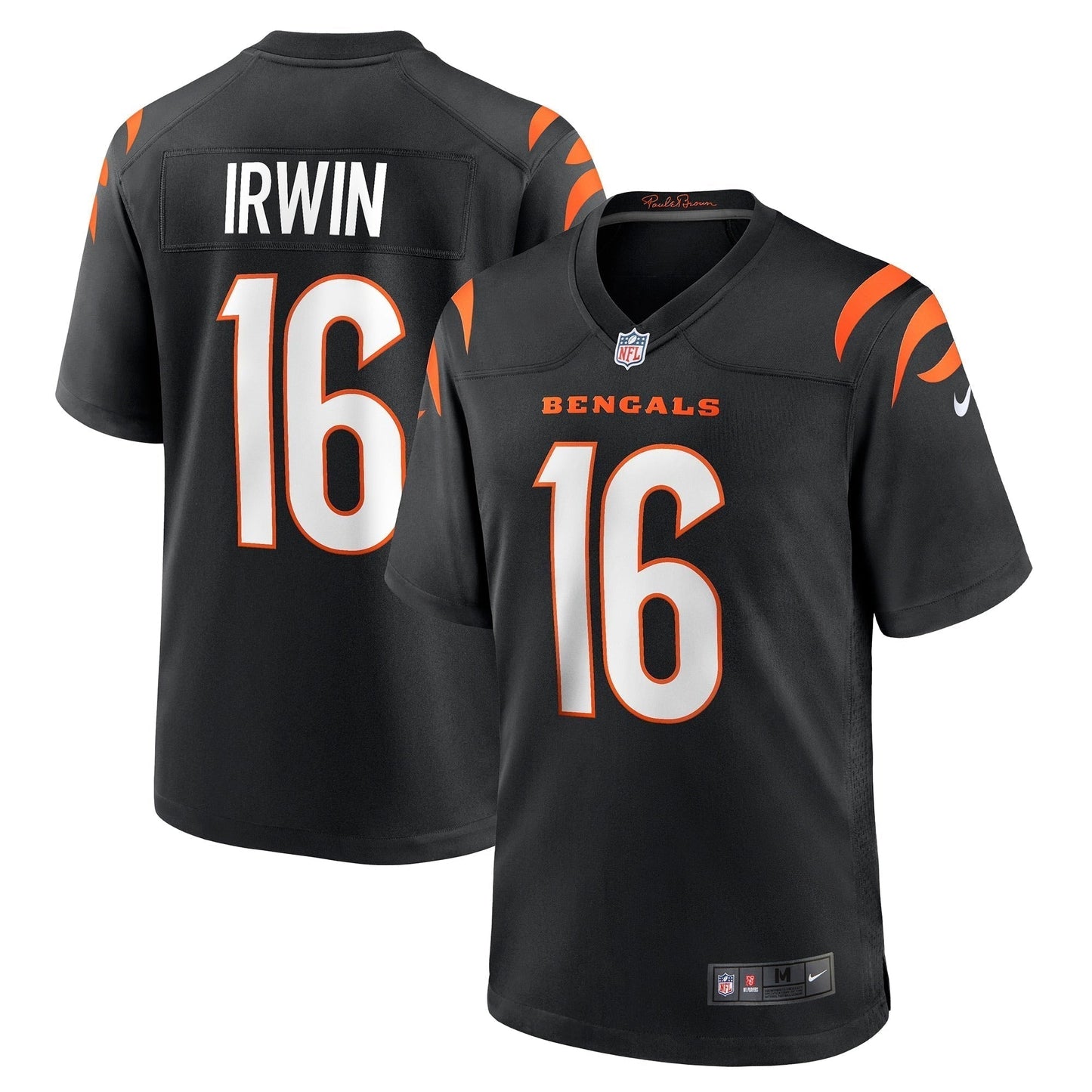 Trenton Irwin Cincinnati Bengals  Game   Jersey - Black