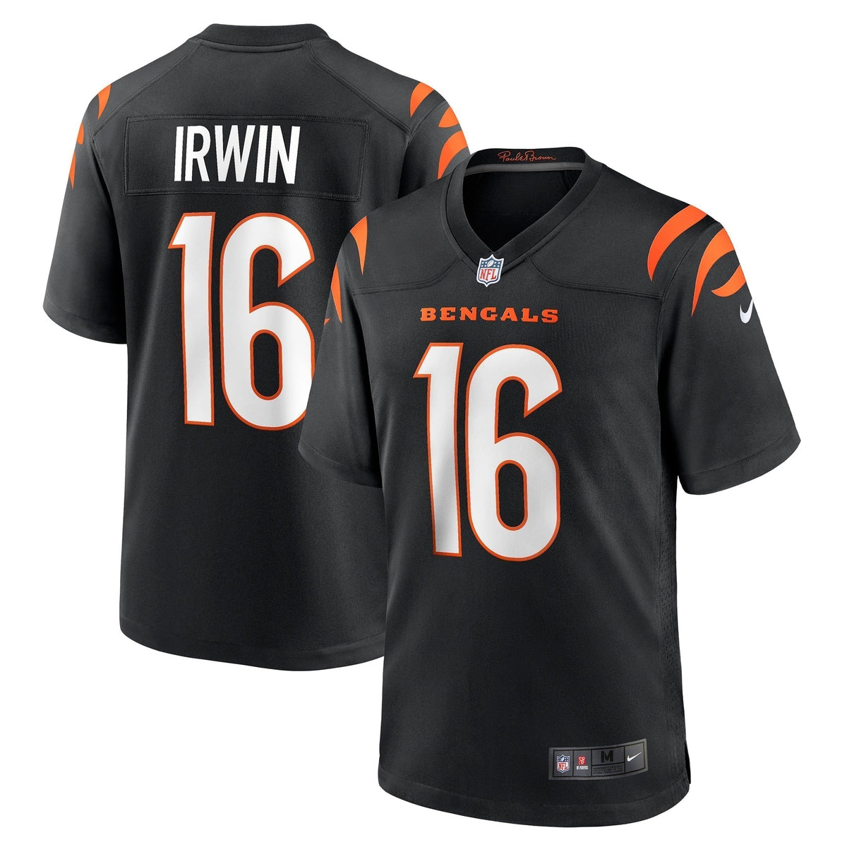 Trenton Irwin Cincinnati Bengals  Game   Jersey - Black