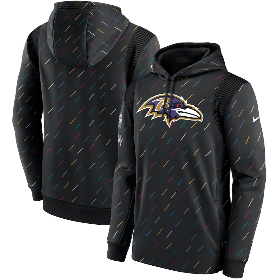 Men's Baltimore Ravens  2021 Salute to Service Hoodie1 Black