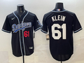 Men's Los Angeles Dodgers Clay Klein Black Replica Player Jersey