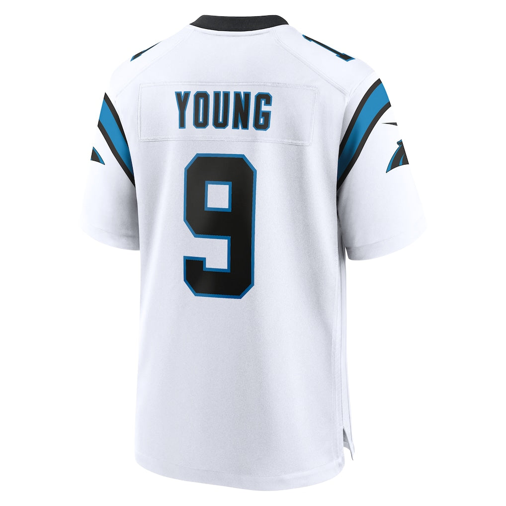 C.Panthers #9 Bryce Young White Game Jersey