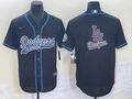 Men's Los Angeles Dodgers Black Team Jersey1 Joint Edition