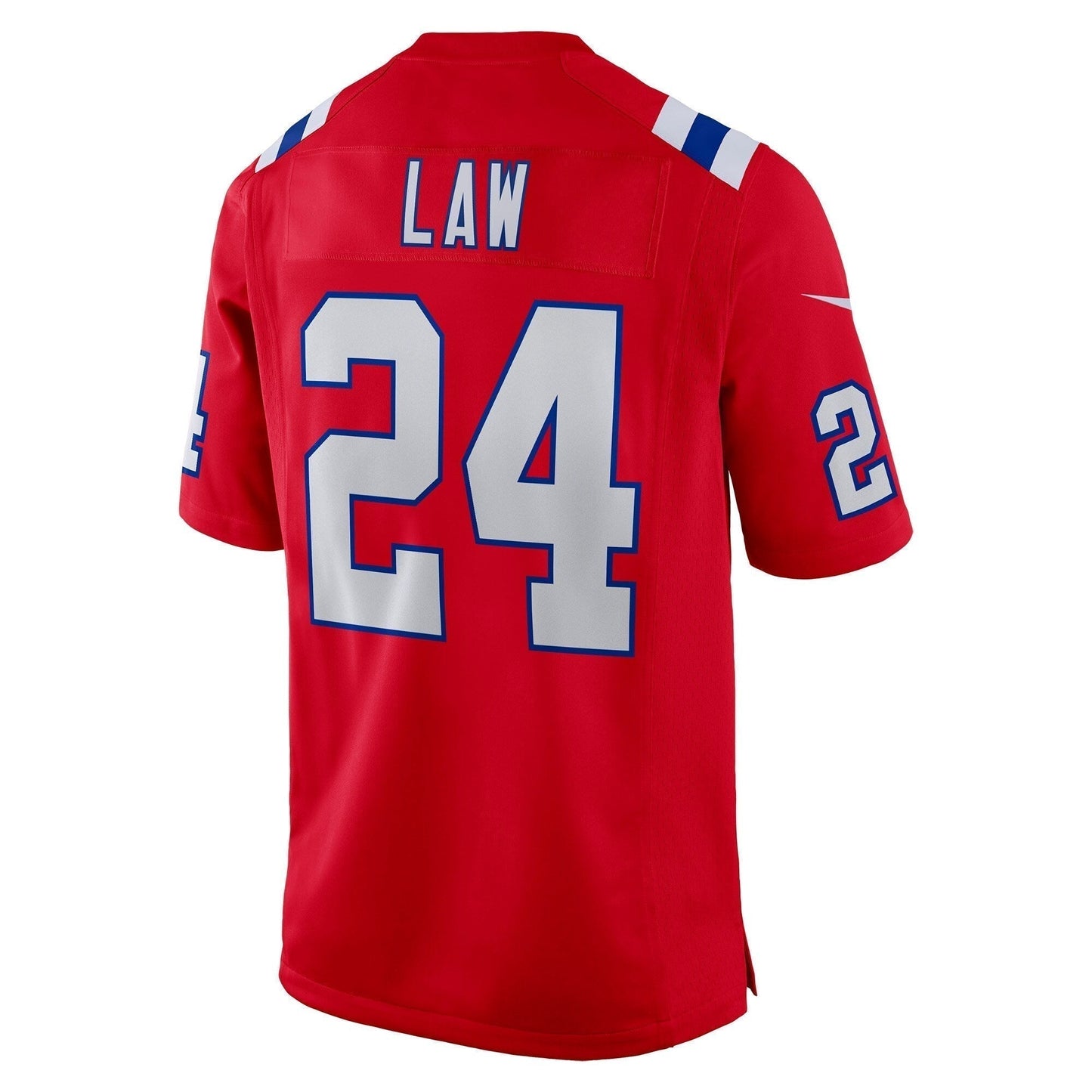 Ty Law New England Patriots  Retired   Alternate Game Jersey - Red