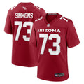 Lachavious Simmons Arizona Cardinals  Team Game Jersey -  Cardinal