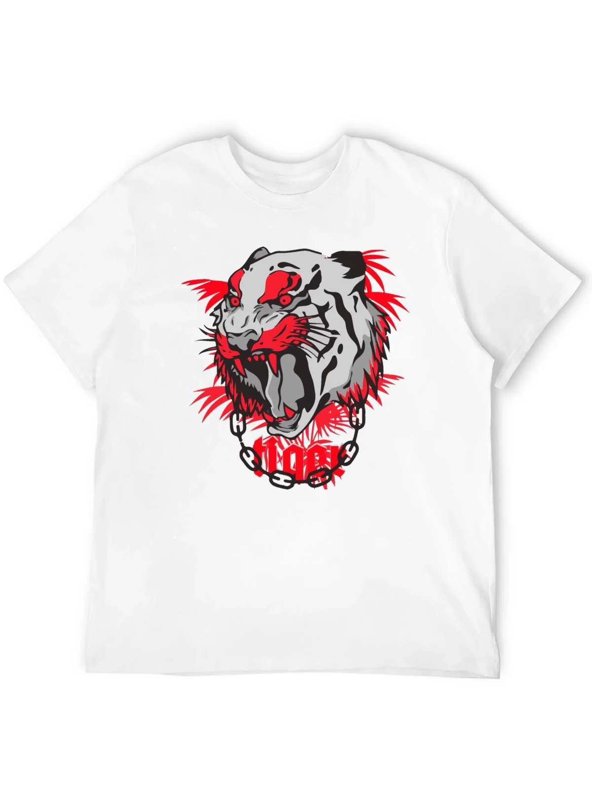 Tiger Graphic Print T-Shirt - Bold & Stylish