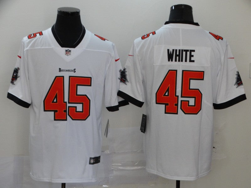 Men's Tampa Bay Buccaneers Devin White White Game Jersey