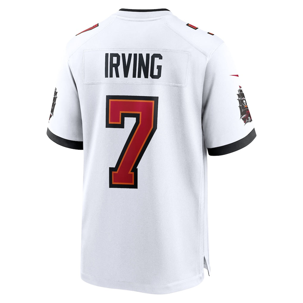 TB.Buccaneers #7 Bucky Irving White 50th Season White GameJersey