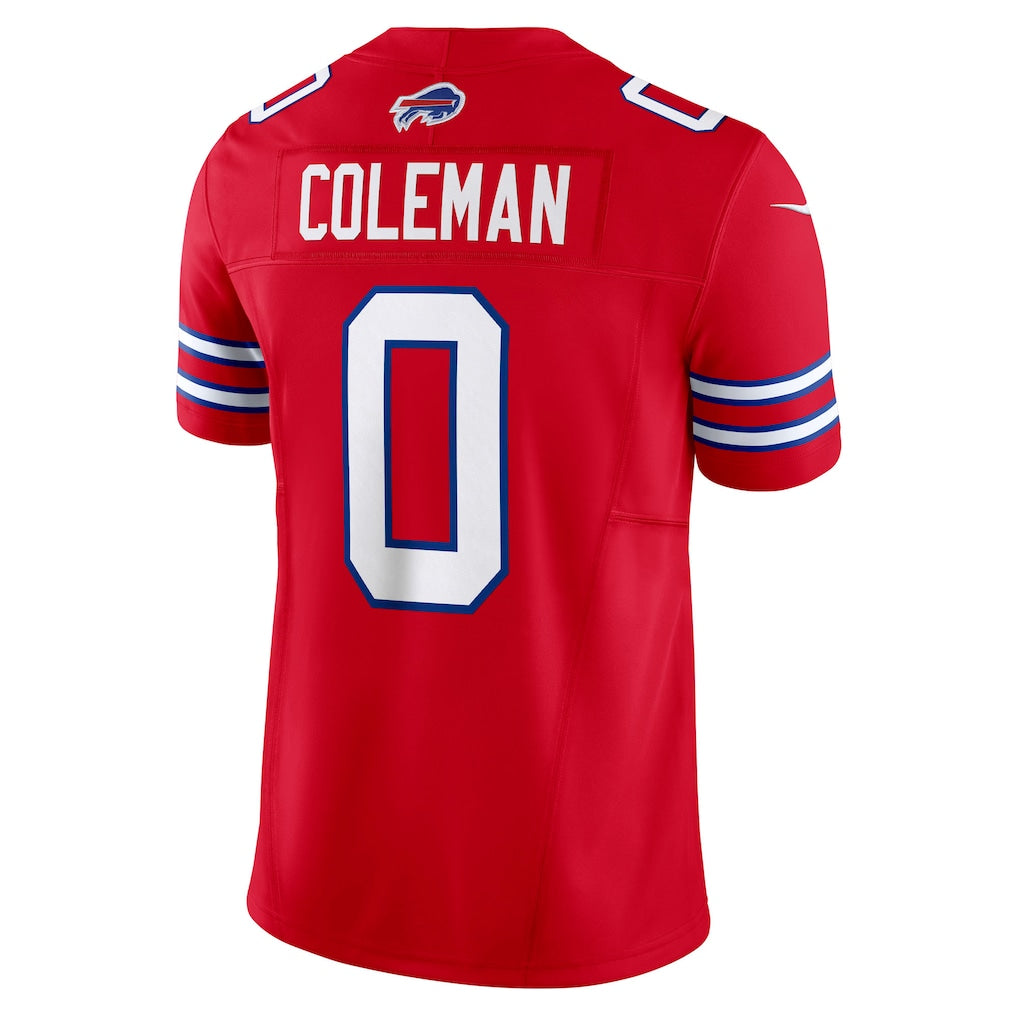 B.Bills #0 Keon Coleman Red Team Vapor F.U.S.E. Limited Jersey