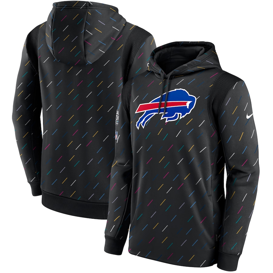 Men's Buffalo Bills  2021 Salute to Service Hoodie1 Black