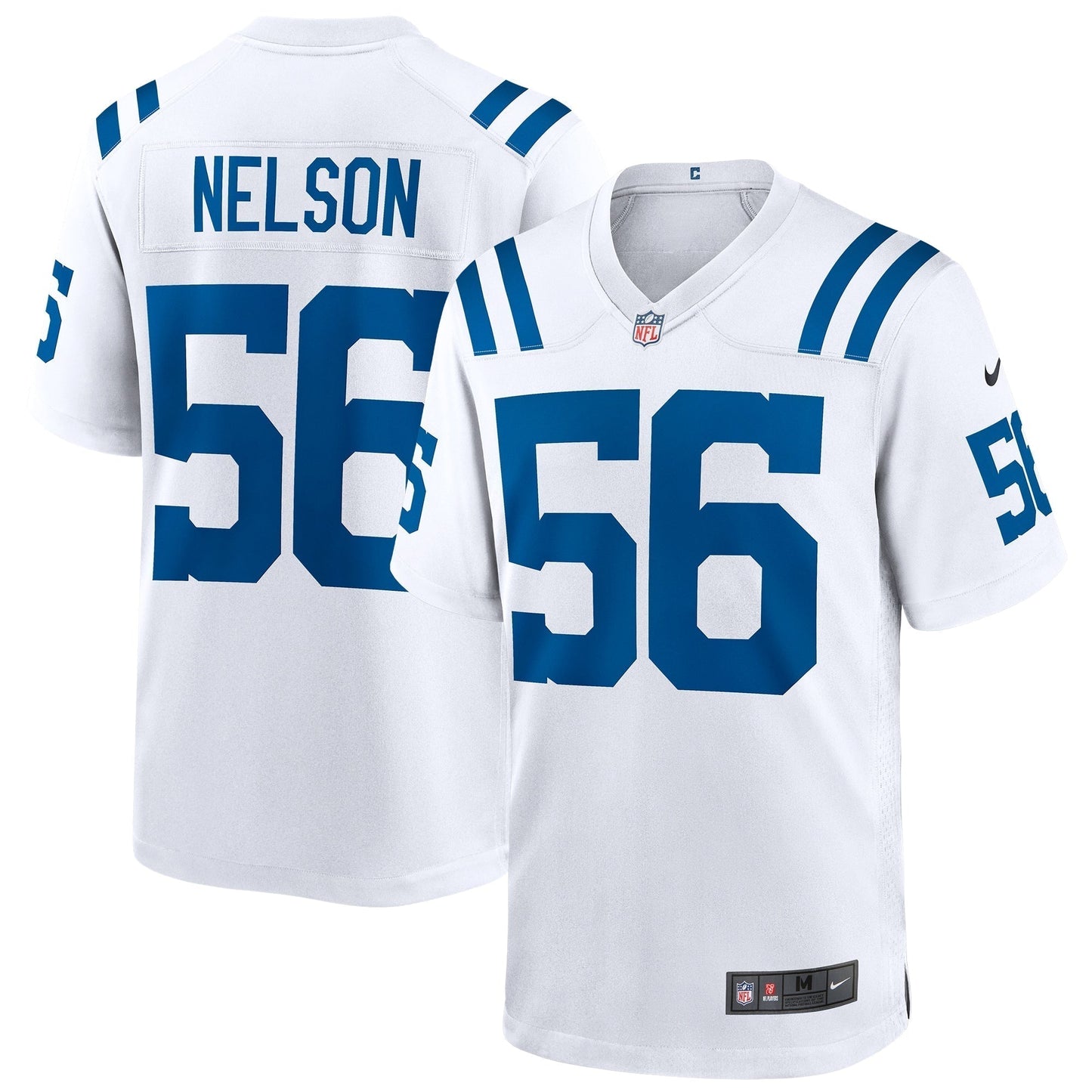 Quenton Nelson Indianapolis Colts  Game   Jersey - White