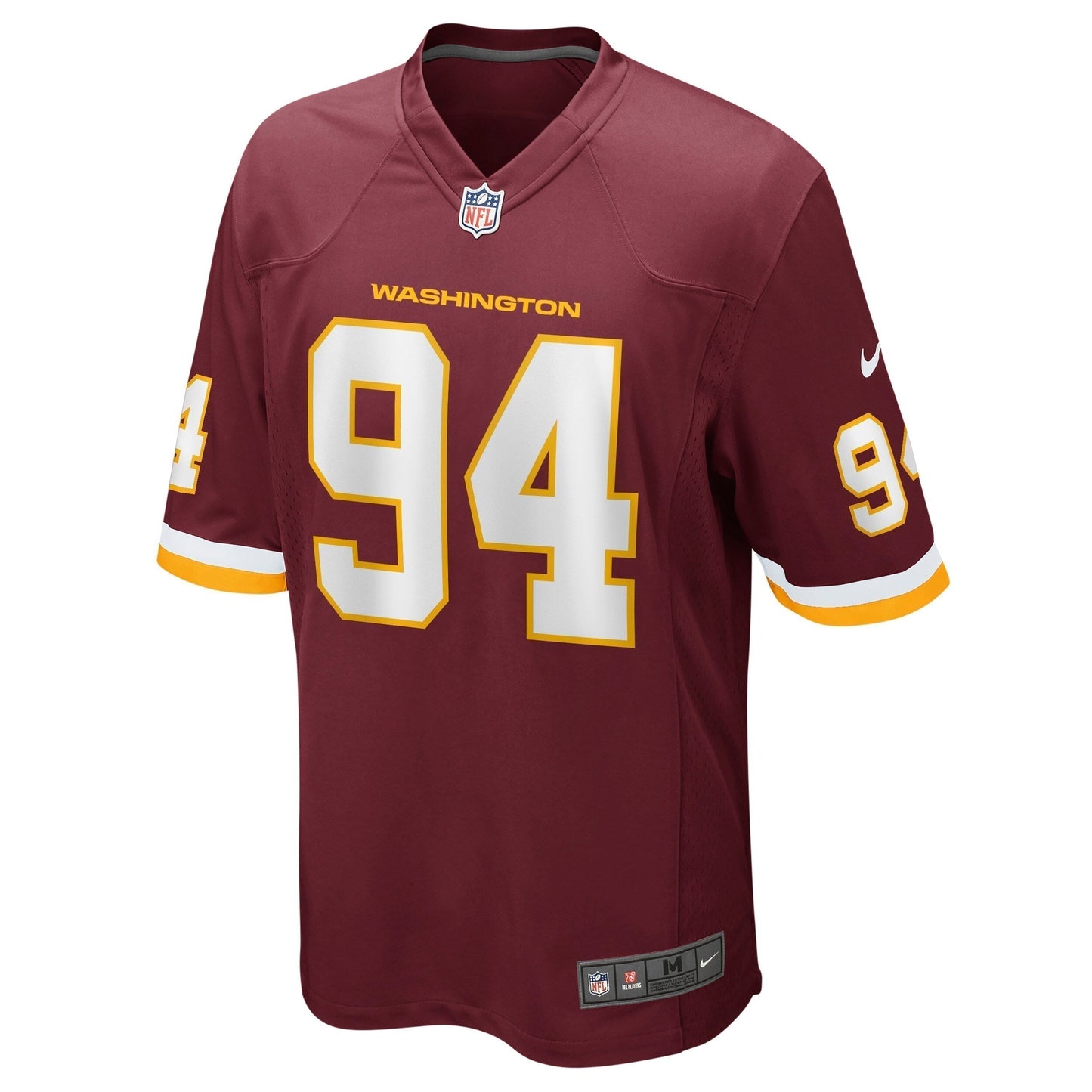 Daron Payne Washington Football Team  Game   Jersey - Burgundy