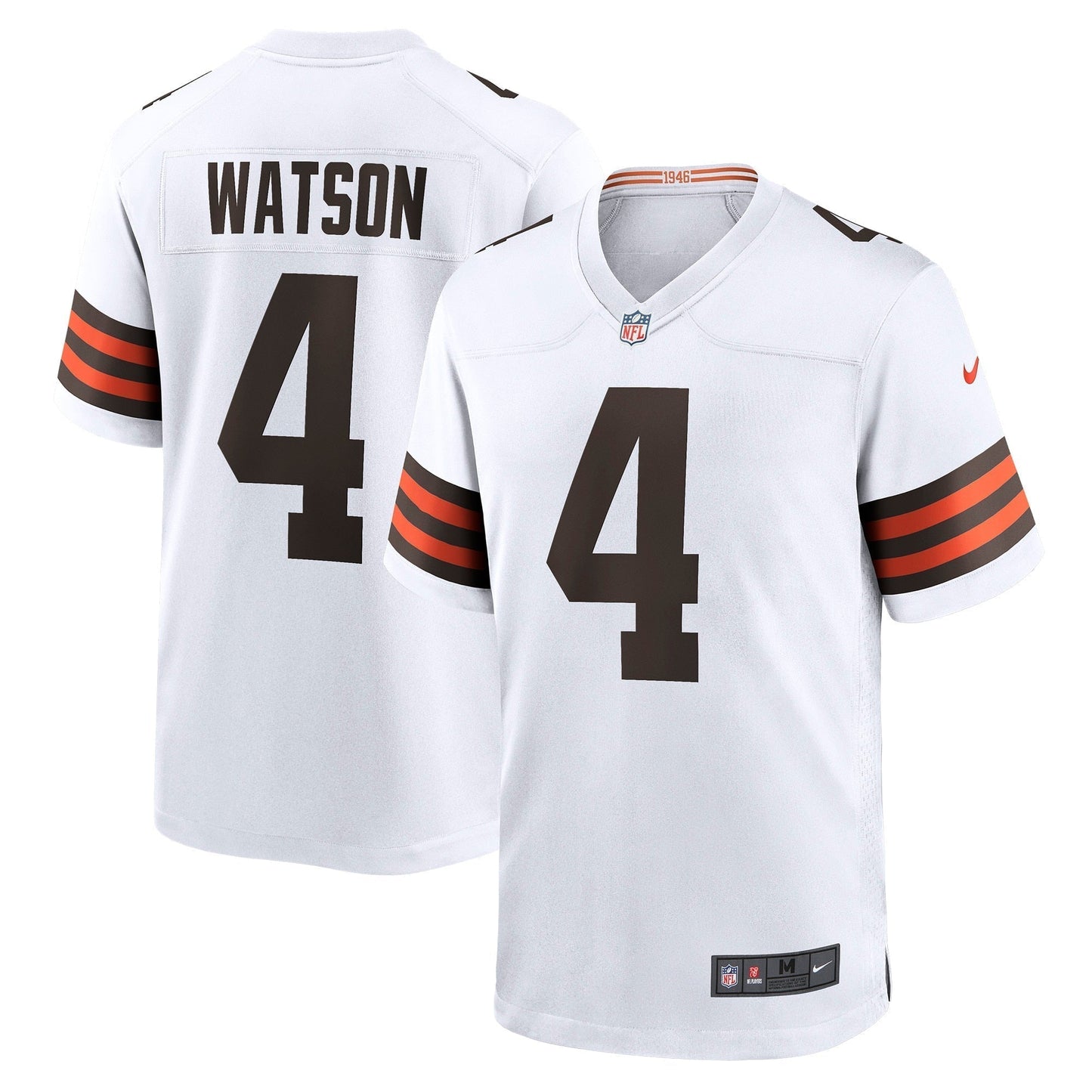 Deshaun Watson Cleveland Browns Game Jersey - White