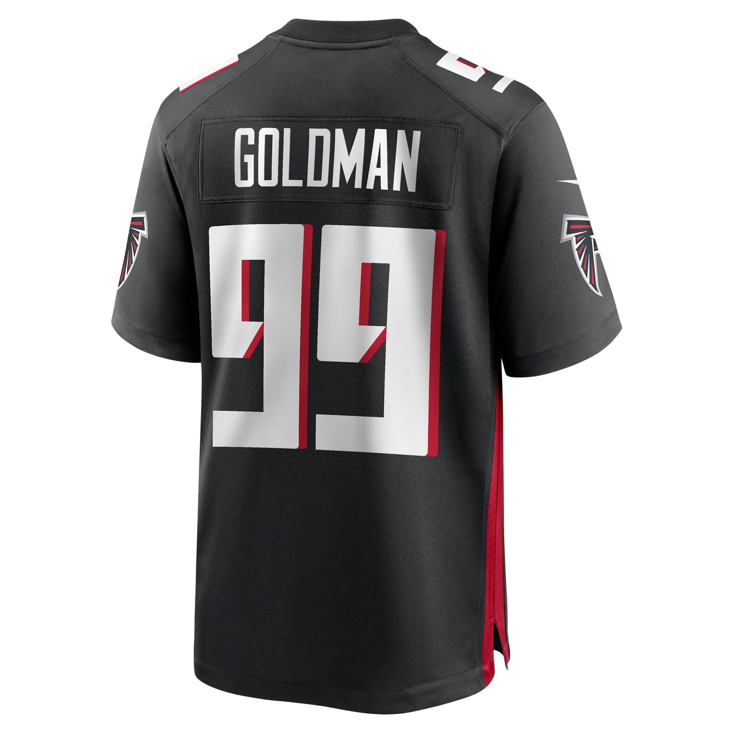 Eddie Goldman Atlanta Falcons  Team Game Jersey -  Black