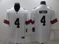 Men's Cleveland Browns Deshaun Watson #4 White Game Jersey1