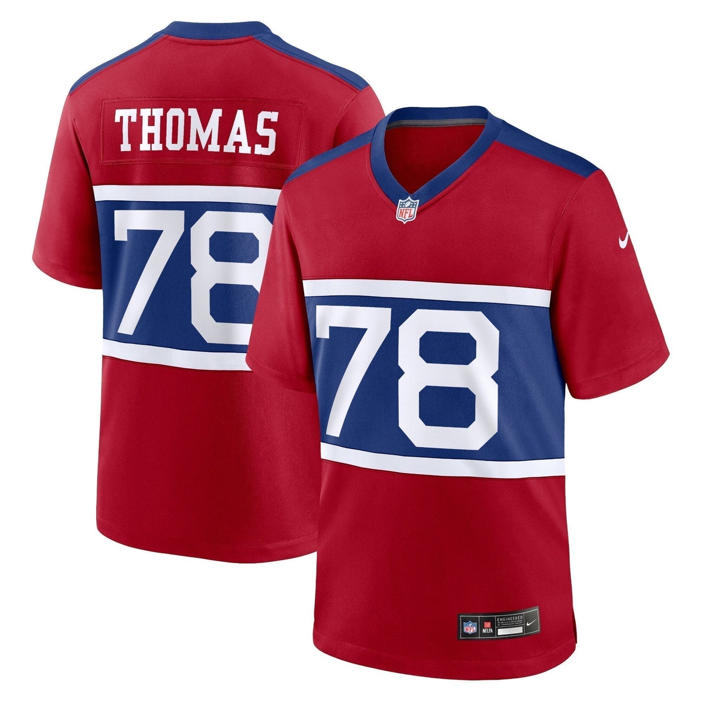 Andrew Thomas New York Giants  Alternate   Game Jersey - Century Red