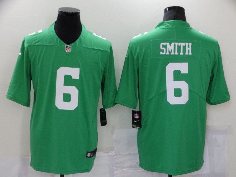 Men's Philadelphia Eagles DeVonta Smith Green Game Jersey