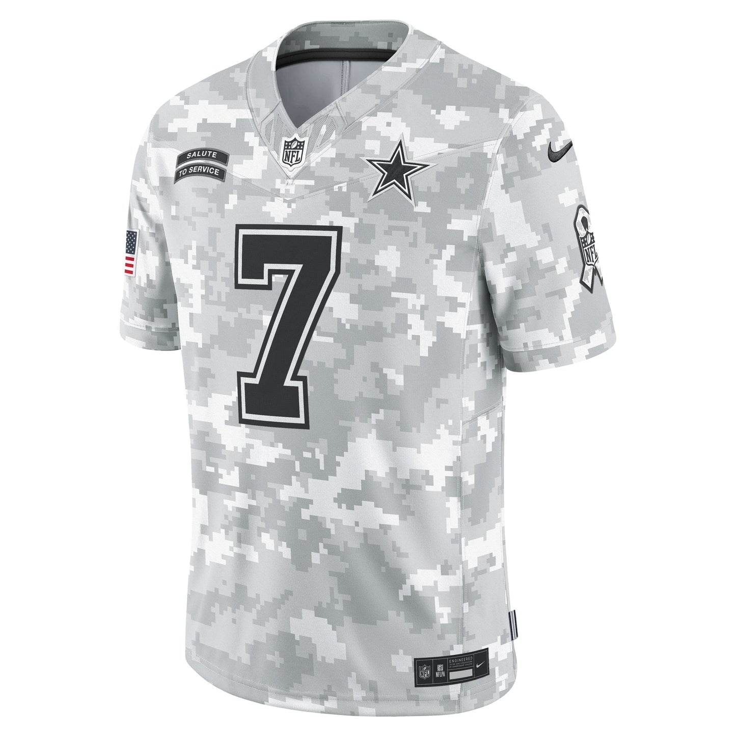 Trevon Diggs Dallas Cowboys  2024 Salute to Service Limited Jersey - Arctic Camo