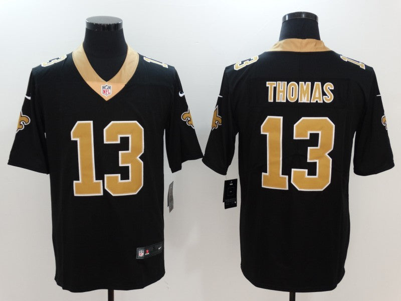 Men's New Orleans Saints Michael Thomas Black Team Color Game Jersey
