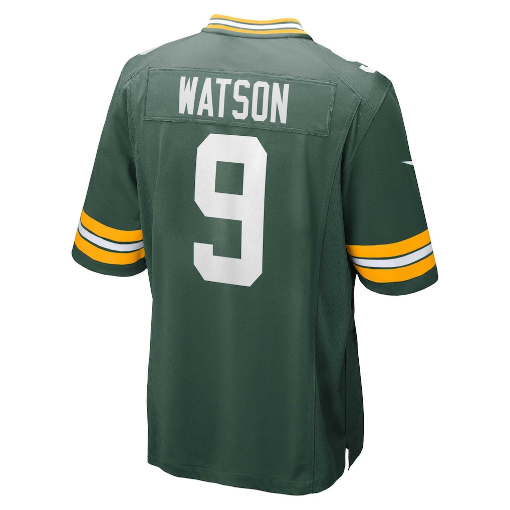 GB. Packers #9 Christian Watson Green Game Jersey