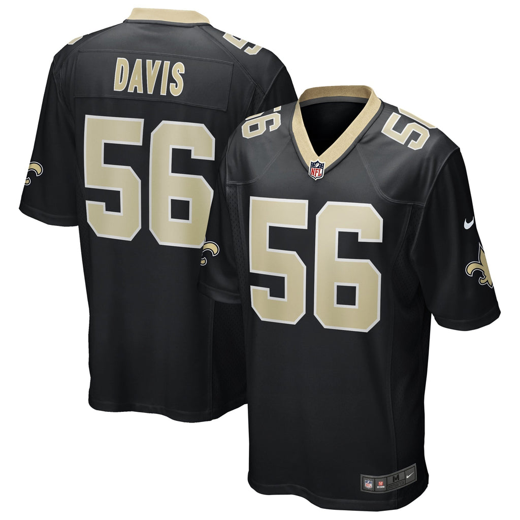Demario Davis New Orleans Saints  Game Jersey - Black