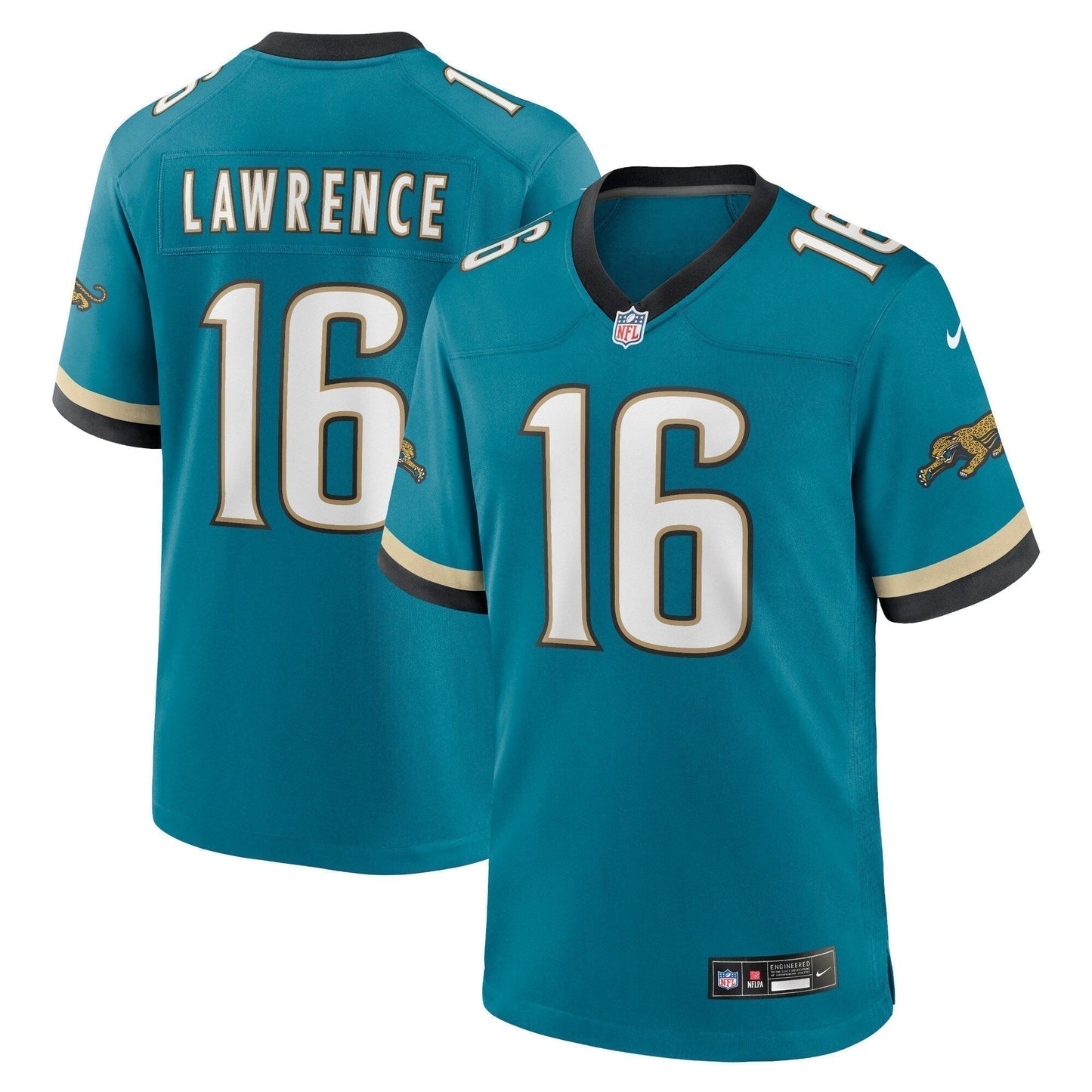 Trevor Lawrence Jacksonville Jaguars  Prowler Throwback   Game Jersey - Teal