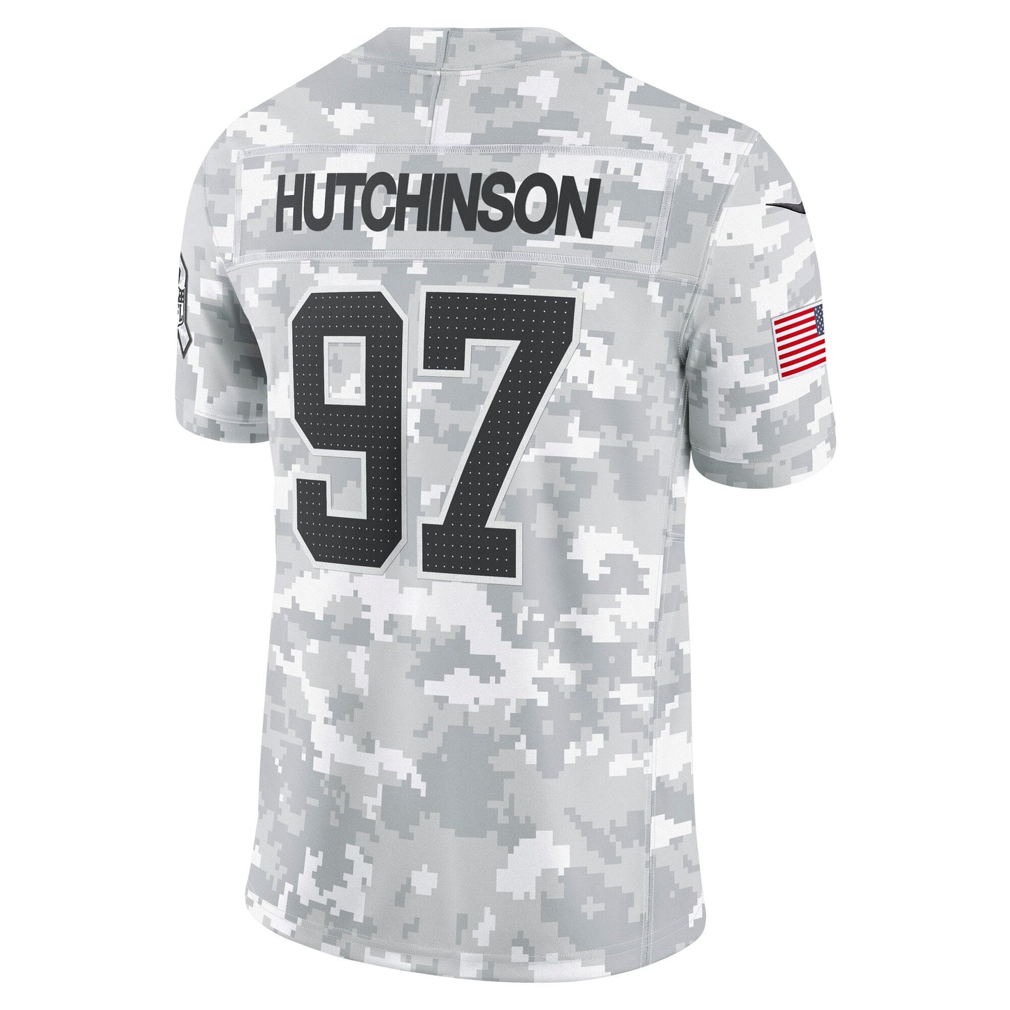 Aidan Hutchinson Detroit Lions  2024 Salute to Service Limited Jersey - Arctic Camo