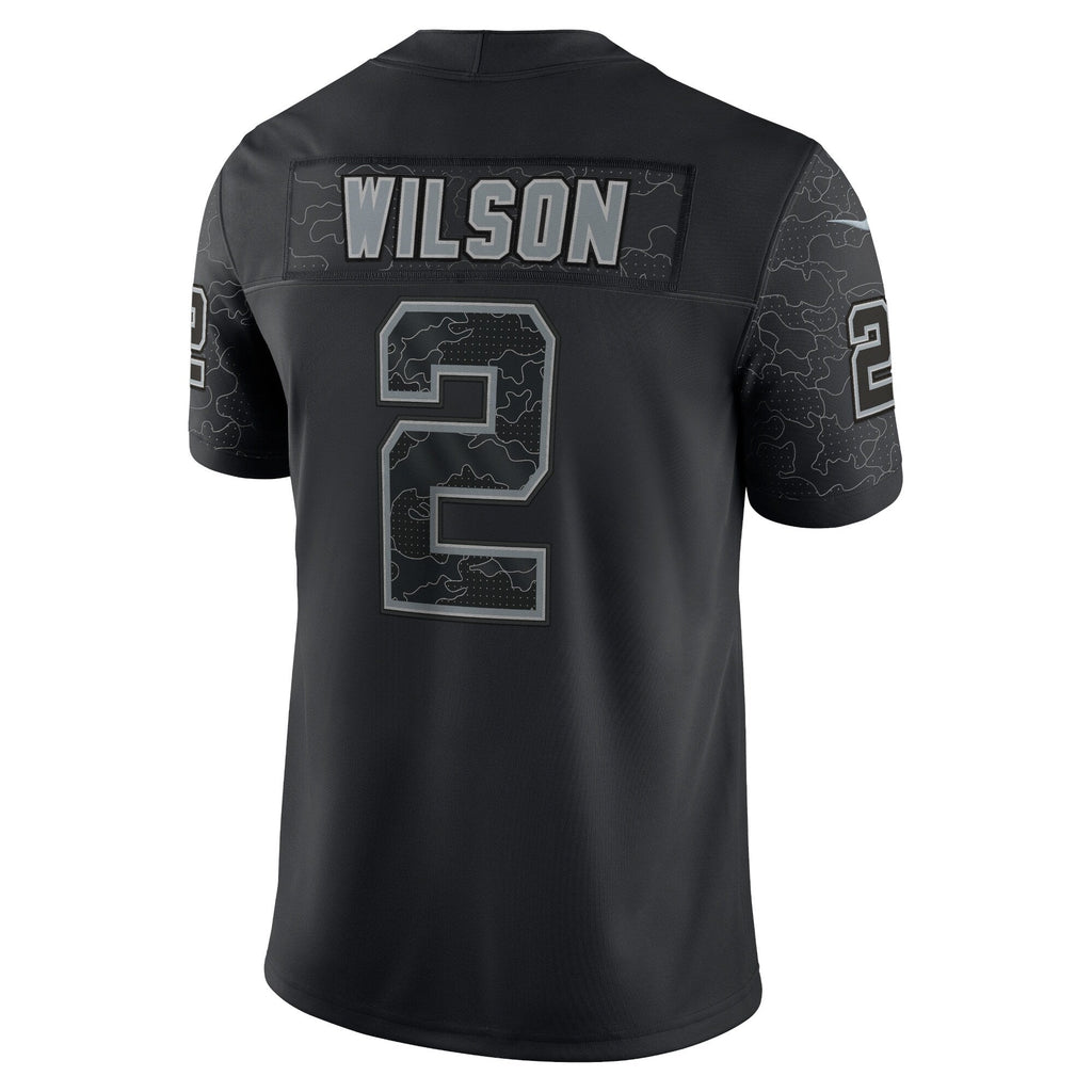 Zach Wilson New York Jets  RFLCTV Limited Jersey - Black