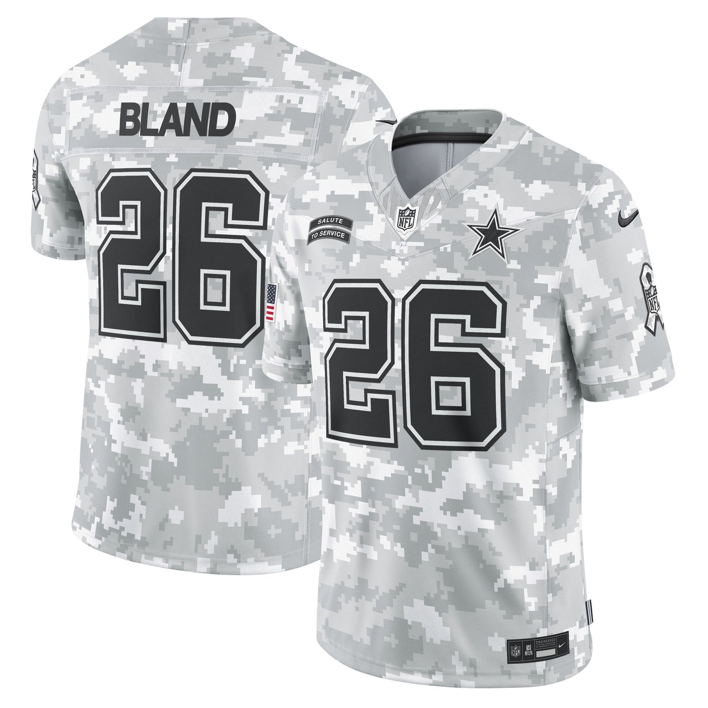 DaRon Bland Dallas Cowboys  2024 Salute to Service Limited Jersey - Arctic Camo