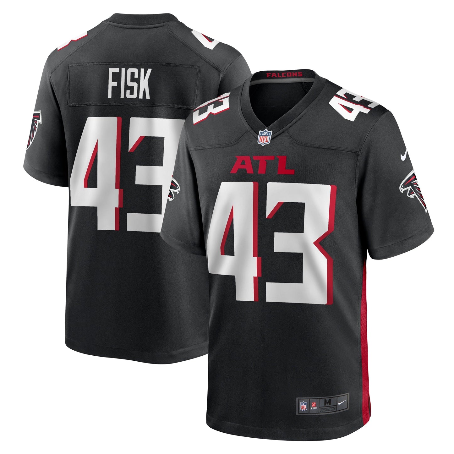 Tucker Fisk Atlanta Falcons    Game Jersey - Black
