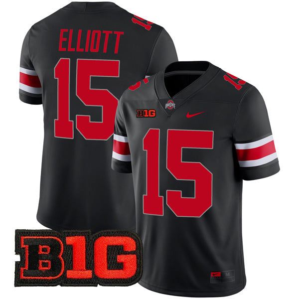 Ezekiel Elliott Ohio State Buckeyes Jersey  Black